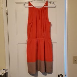 Express Spring Orange Dress